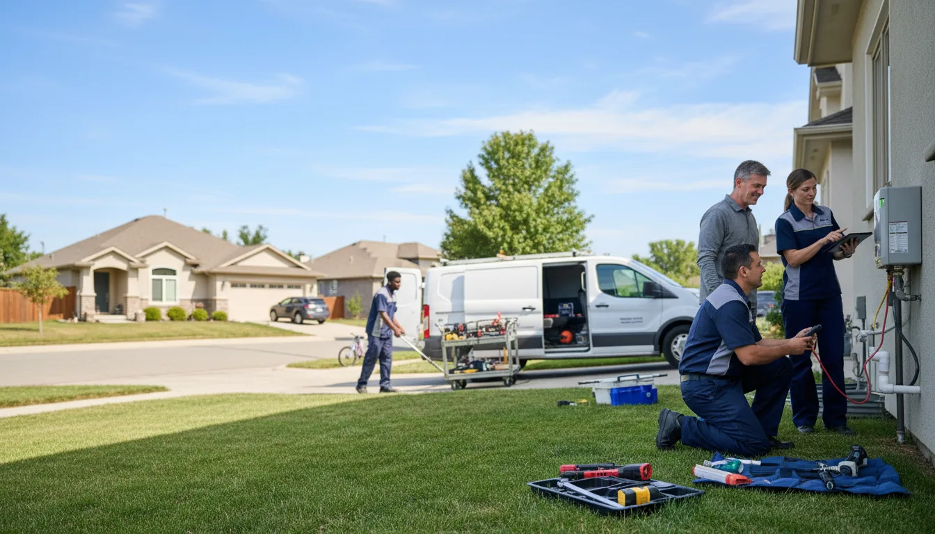 Tankless water heater service in Monroe, OH